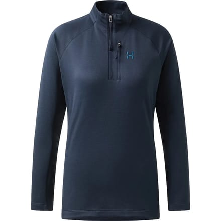 Dames sweatshirt met 1/2 rits Haglöfs Korp