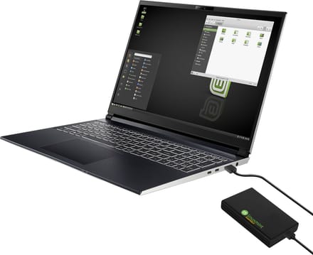 Portable Externe ssd voorgeïnstalleerd met Linux-mint