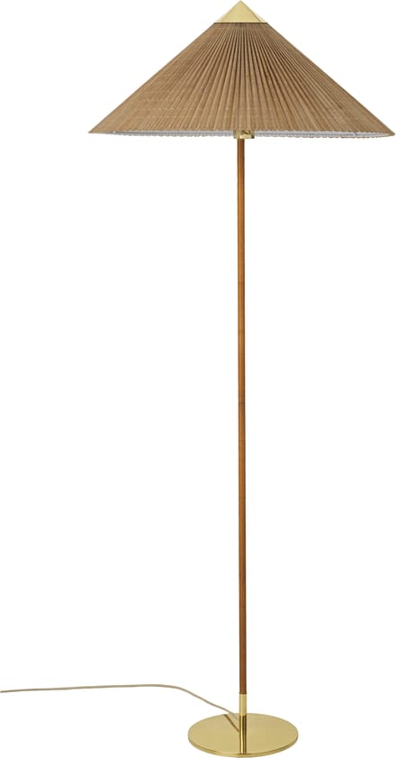 GUBI Tynell Collection 9602 Vloerlamp Messing/Bamboe
