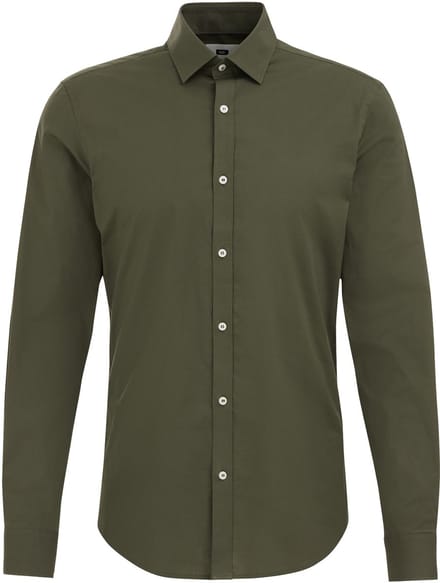 WE Fashion Heren Anti-odour slim fit overhemd met stretch
