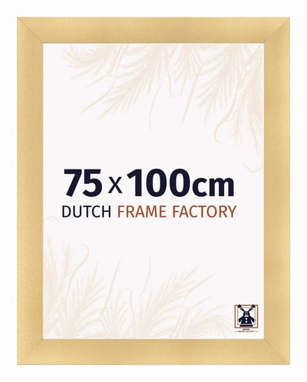 Fotolijst 75x100 cm - MDF - Goud Mat - Praag
