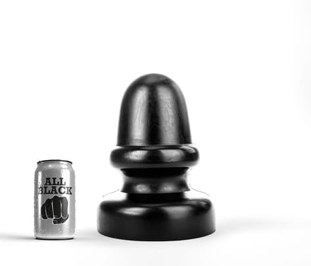 All Black Anaal Dildo 23 cm - zwart