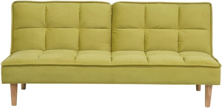 SILJAN - Slaapbank 3-zits - Olijfgroen - Polyester