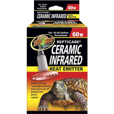 Keramische verwarmde terrariumlamp Zoomed E27 CE60