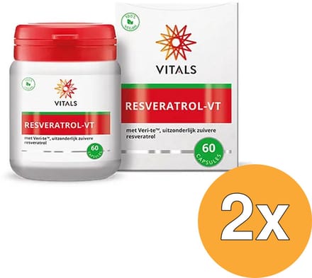 2x Vitals Resveratrol-VT (60 capsules)