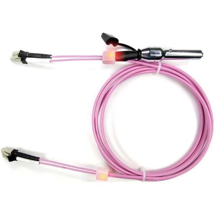 EasyLan glasvezel LED patchkabel duplex 50/125µm OM4, SC/SC, violet, 2 m