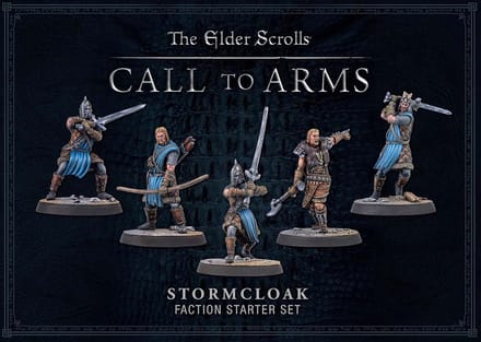 The Elder Scrolls: Call To Arms - Stormcloak Hard Starter Set - Miniature Game - Ongeschilderd