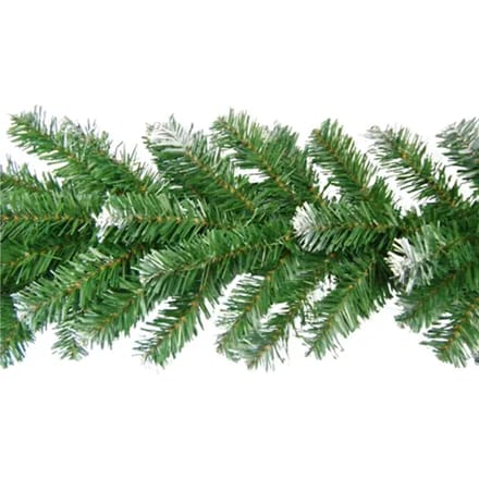 Decoris Slinger Kunstkerst - Bordeaux Met Wit - 270cm