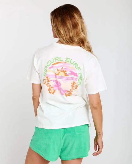 Rip Curl Molokai Relaxed TEE - Bone