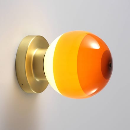 MARSET LED wandlamp Dipping Light A2, oranje/goud