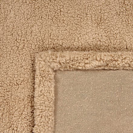 MIRGE - Plaid - Zandbeige - 125 x 150 cm - Polyester