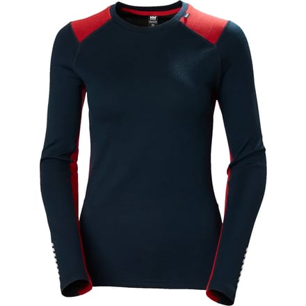 Helly Hansen Lifa Merino Midweight Crew Lange Mouwen Basislaag Blauw M Vrouw