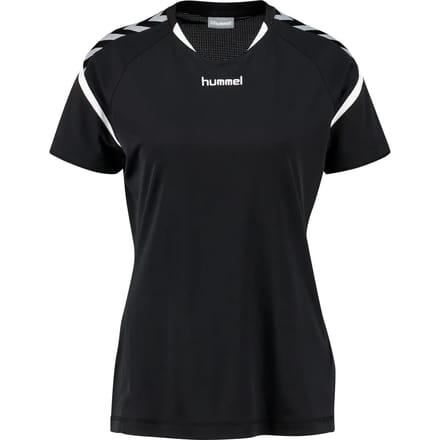 Hummel damesjersey-top, authentiek, partij SS Poly WO 003678