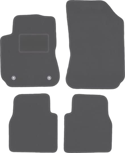 Grafiet automatten voor: Citroen C4 Cactus crossover (2014-2018)