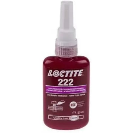 Lage schroefdraadborging Loctite 222