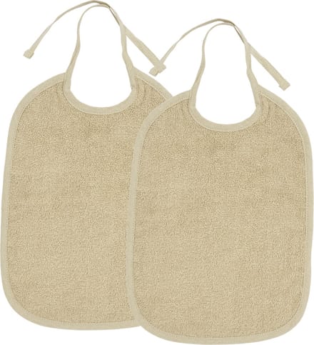 Meyco Baby Uni slab - 2-pack - badstof - sand