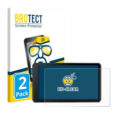 BROTECT - Screenprotector voor Garmin zumo XT2 / XT3 6" - Folie Beschermfolie transparant 2 Stuks