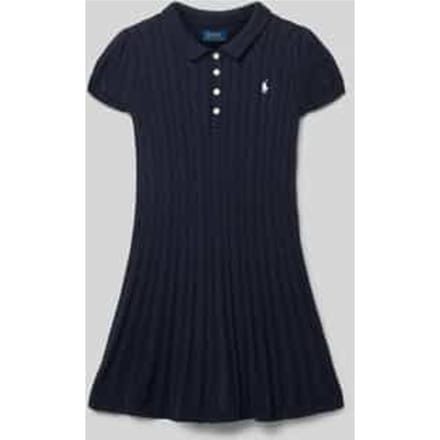 Jurk in tricotlook
