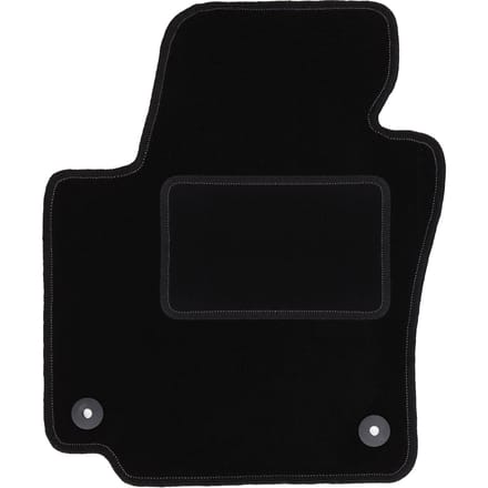 Bestuurdersmat zwart voor: Volkswagen Golf Plus minivan (2005-2014)