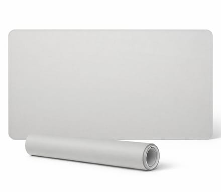 Moderne bureauonderlegger met originele print, grijs, 100x50 cm