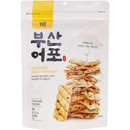 Busan Viskoekjes Chips Hapklare Knapperige Zeevruchten Snack 100g-110g (Pakket van 3) white