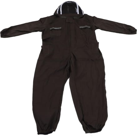 Alles-in-één Groen Imkerpak Geventileerd Ademend Polyester Volledig Lichaamsbeschermend Imker black