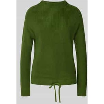 Gebreide pullover met ribboorden