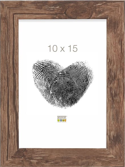 Deknudt Frames fotolijst S45RH3 - bruin - hout - 15x20 cm