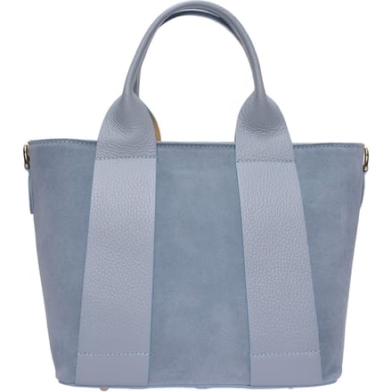 Luisa Vannini Turquoise Rundleer Tas