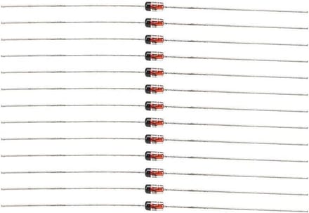Schakeldiode Set - Elektronische Component - Schakelingen Bouwen - Hoge Efficiëntie - 500 Stuks - Transparant