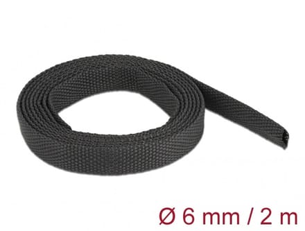 Delock 20791 Krimpkous Zwart 6 mm 3 mm Krimpverhouding:2:1 1 stuk(s)