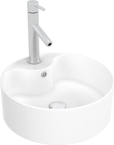 Opzetwastafel Rond - Waskom - Kleine Opbouw - Wascomfort