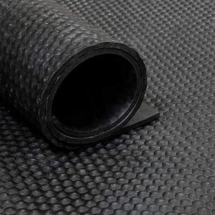 IVOL - Rubber loper / rubbermat op rol Hamerslag 10mm - Breedte 250 cm - 10 meter