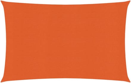 vidaXL - Zonnezeil - 160 - g/m² - 2x3 - m - HDPE - oranje