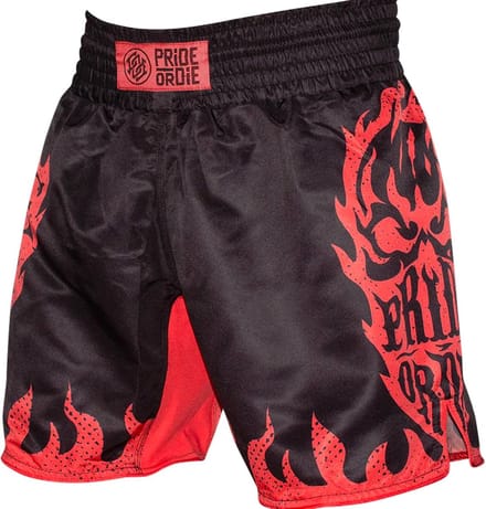 PRIDE or Die Fight Shorts Reckless Flames Zwart - M - Jeans Maat 32