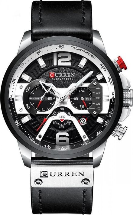 Curren - Hidzo Mannen horloge - 48 mm - zwart