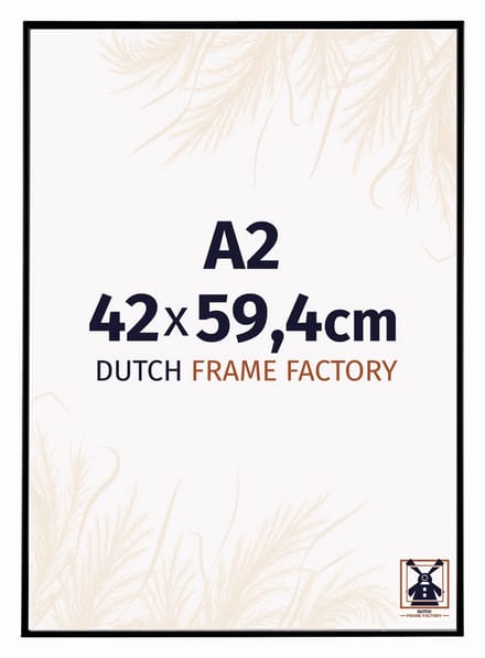 Fotolijst A2 42x59,4 cm - Kunststof - Zwart Mat - Easy