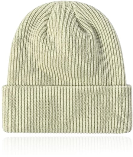 Dames Muts Beanie geribbeld - Kiwi