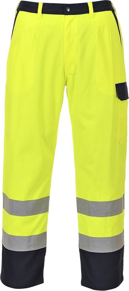 Portwest Bizflame Work Hi-Vis Broek FR92 - Geel - S