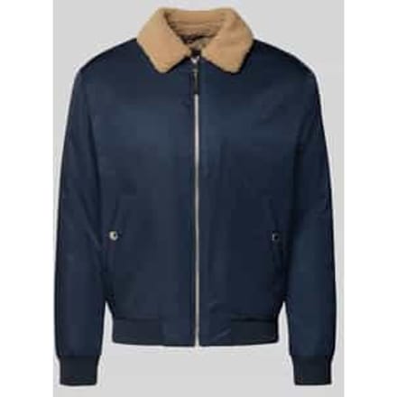 regular fit jack met platte kraag