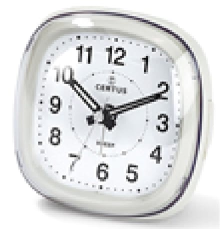 Certus-model 061010-wekker-alarm-verlichting-snooze functie-stille secondewijzer-inclusief AA batterij