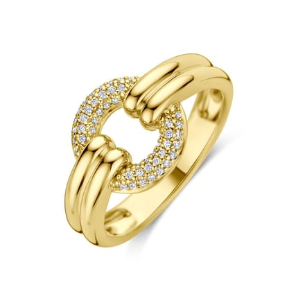 Geelgouden Ring met Diamant 4034660 – 14 Karaat Goud 0,13 ct