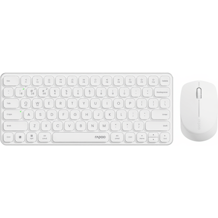 Rapoo 9010M Multi-Device Toetsenbord- en Muiscombinatie, 2,4 GHz/Bluetooth 5.0/4.0 Draadloze Toetsenbord- en Muisset voor Windows/Mac/Linux/Chrome,