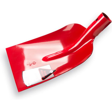 Betonschop RUHR-BRILLANT, extra gehard, rood gelakt ¾