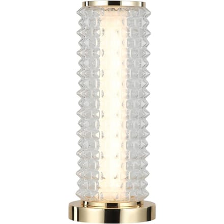 Viokef LED tafellamp Irma, goudkleurig/helder