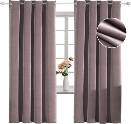 CE - Thermische Verduisteringsgordijnen - Roze - 140x175 cm - 2 Stuks