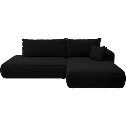 Hoekbank met slaapfunctie Fermizzi rechts chenille | Selsey Design