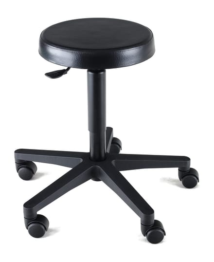 Wesjon - Tabouret PEB3060 Opdik - 1-hendel bediening - zwart - PUR zitting