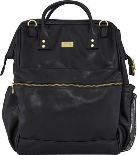 Isoki Luiertas Byron Backpack - Toorak Zwart Zwart
