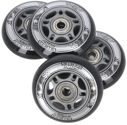 Inline Skates Wielen Set 4 Stuks PU 64-80mm met ABEC 9 Lagertjes